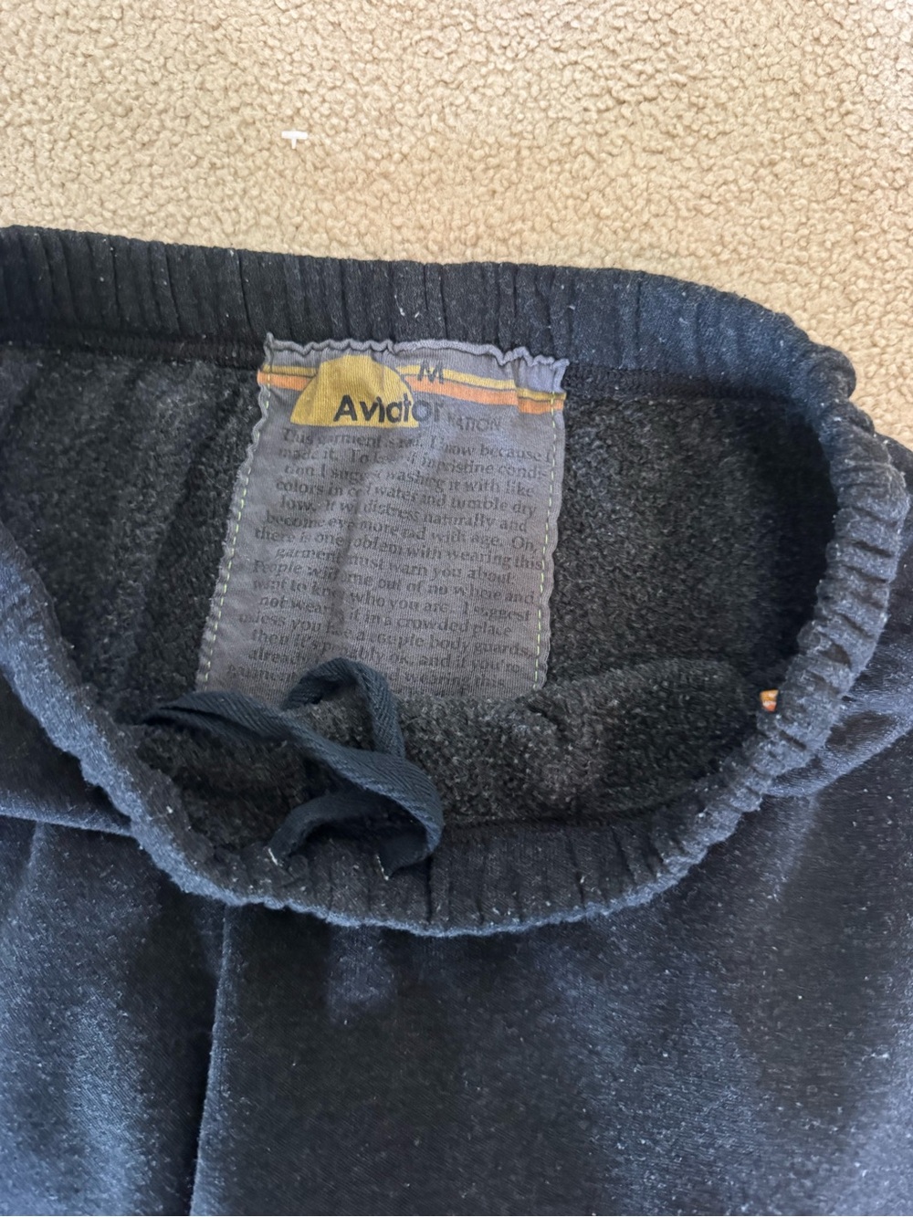 AV Lightning-Print Sweatpants - Picture 3 of 3